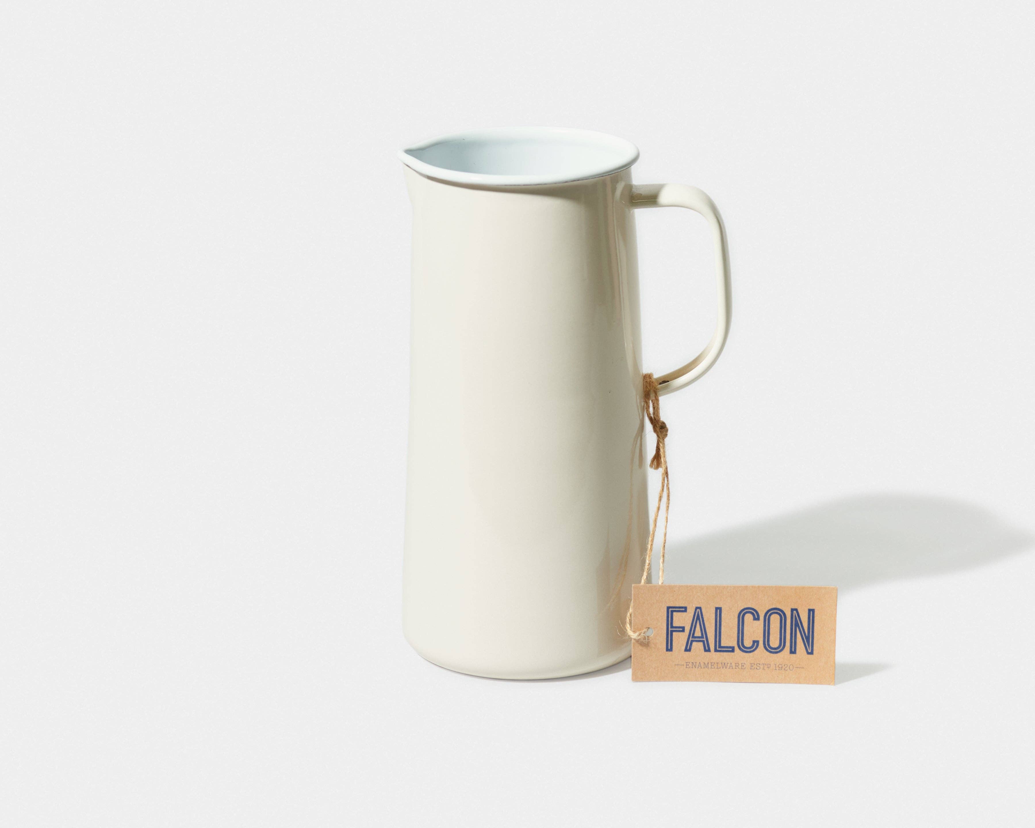 Pichet de 3 pintes Falcon Enamelware crème