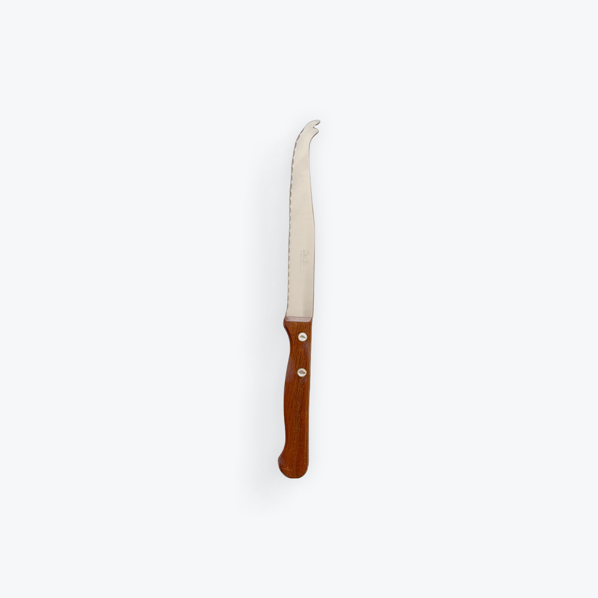 Saufax couteau à fromage - palissandre - lame 14 cm microdentée