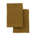 Torchon gaufré olive / set de 2