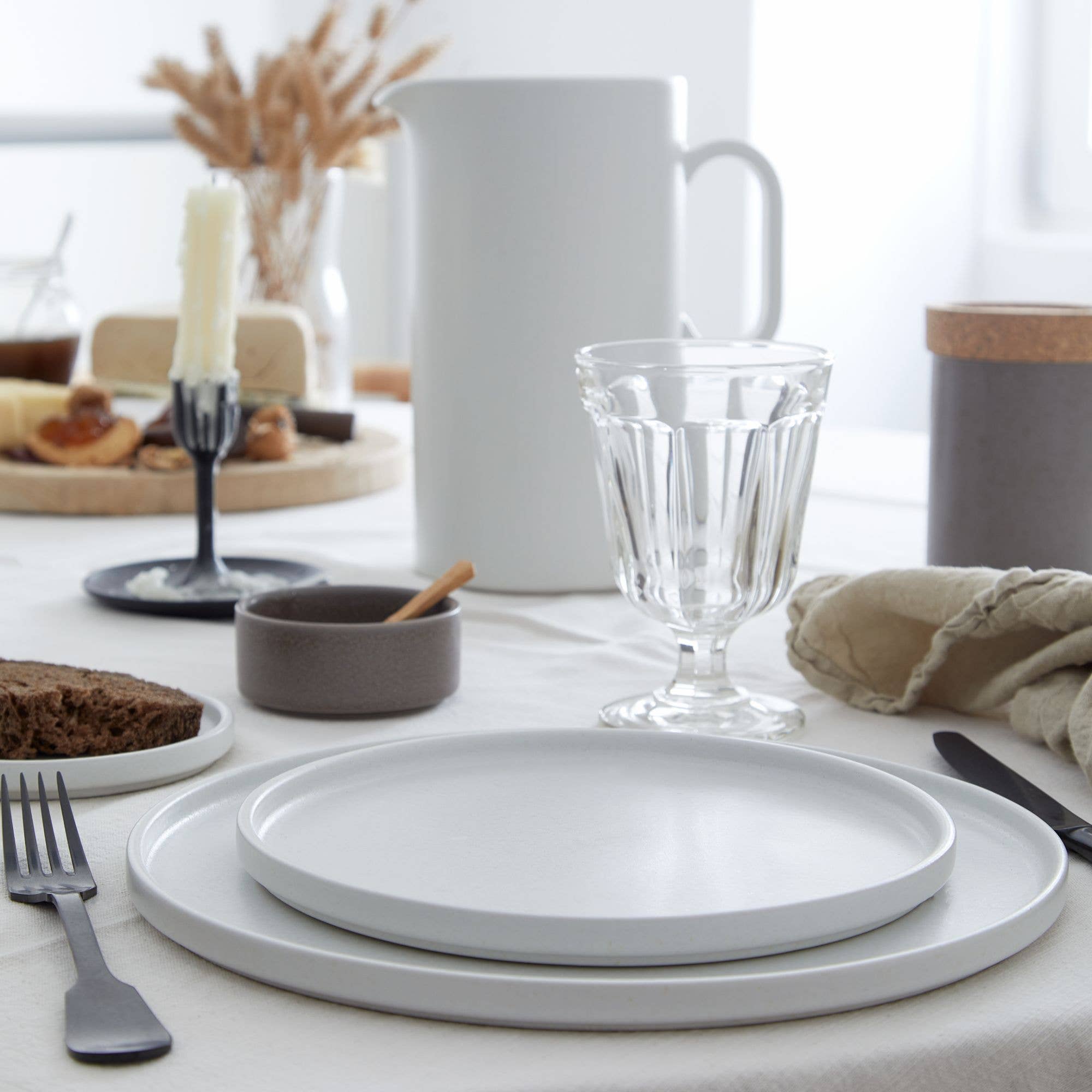 Assiette de dîner 27 cm - Redonda - Blanc