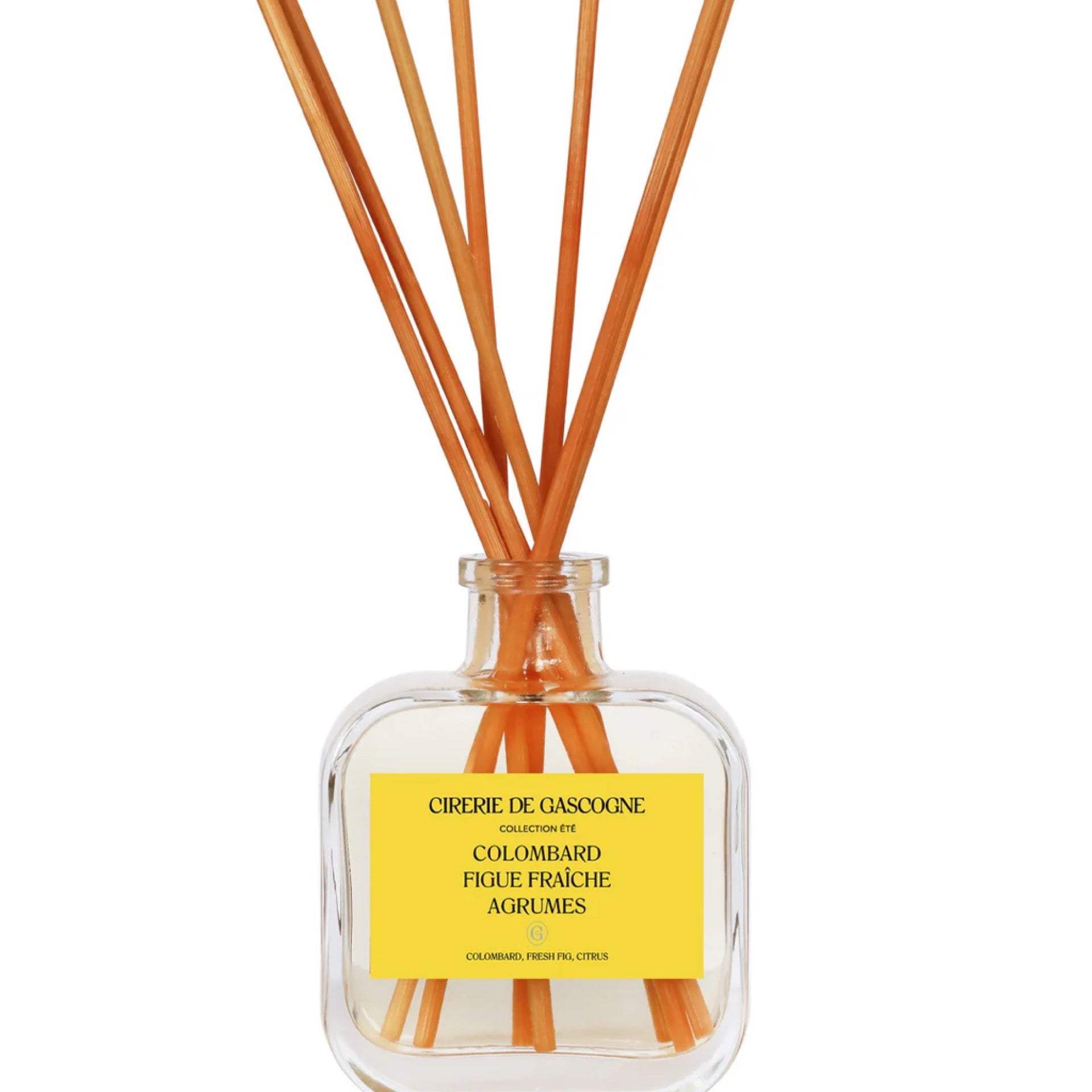 Diffuseur 200ml  colombard figues fraîches agrume + 7 bâtons rotin naturel