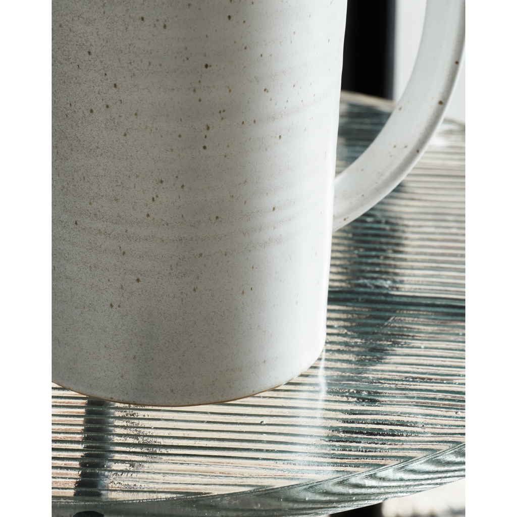 Cruche blanc crème-gris