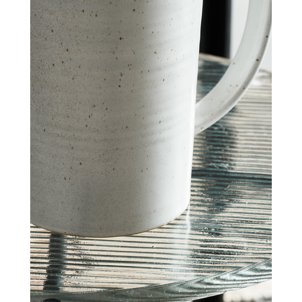 Cruche blanc crème-gris