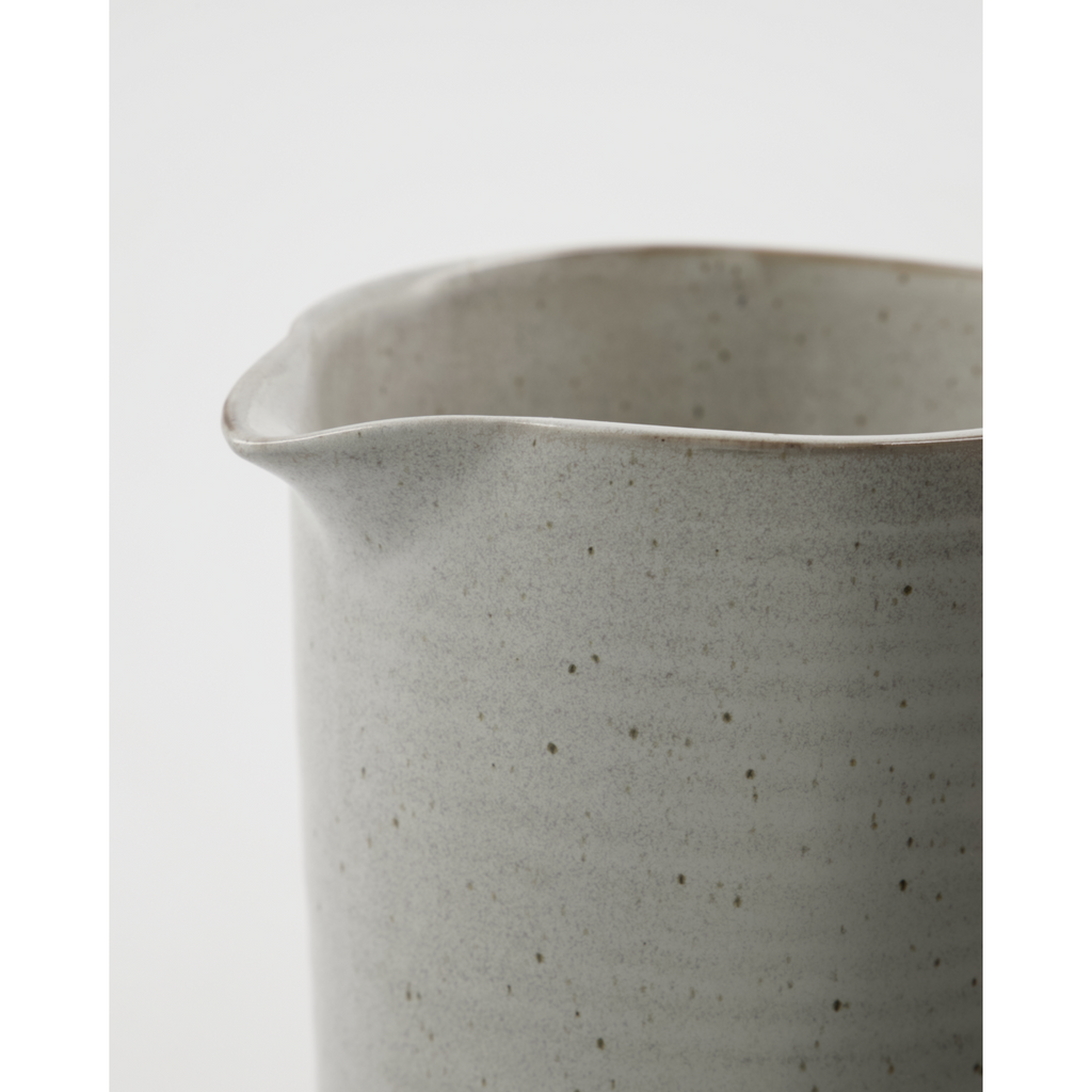 Cruche blanc crème-gris