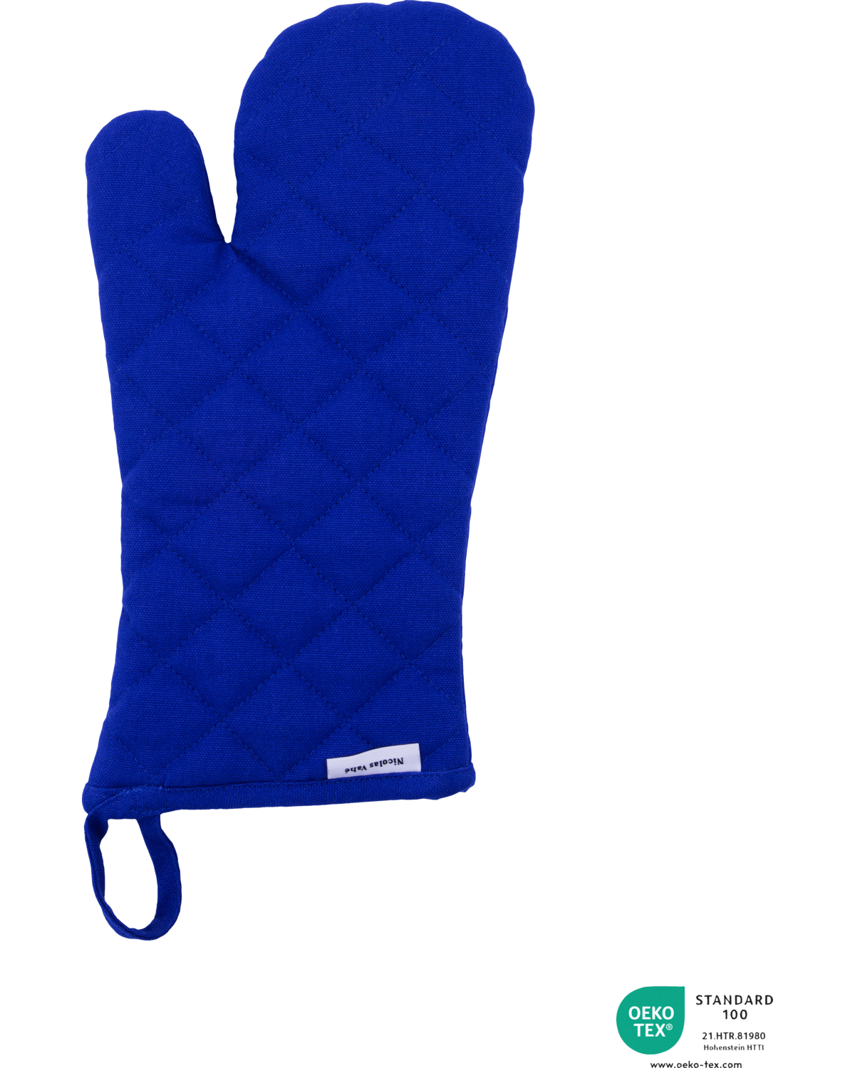 Gant de cuisine bleu