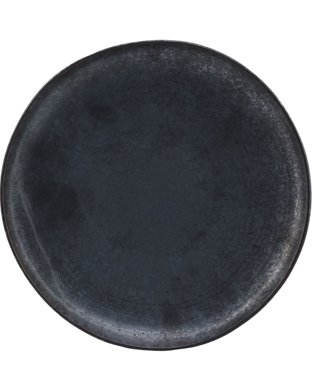Pion Assiette 28,5 cm en grès noire