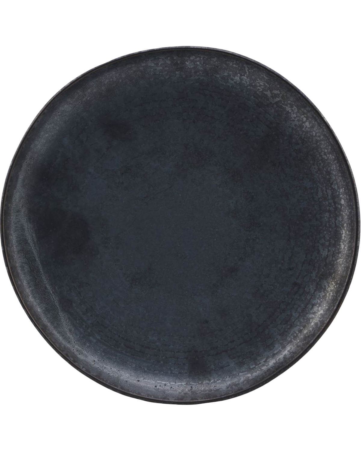 Pion Assiette 28,5 cm en grès noire