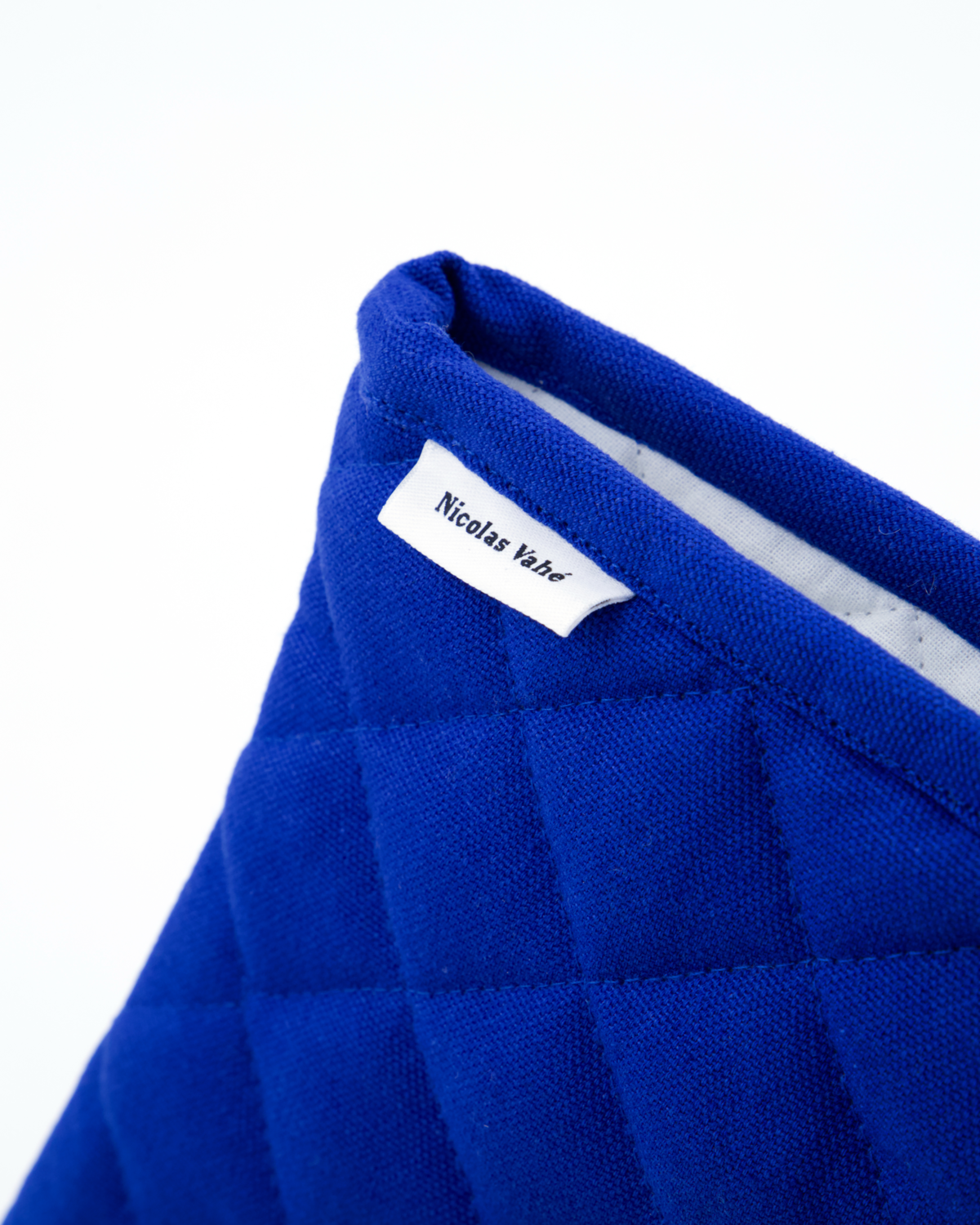 Gant de cuisine bleu