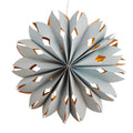 Étoile papier lumineuse 50 cm 15 leds vert d’eau