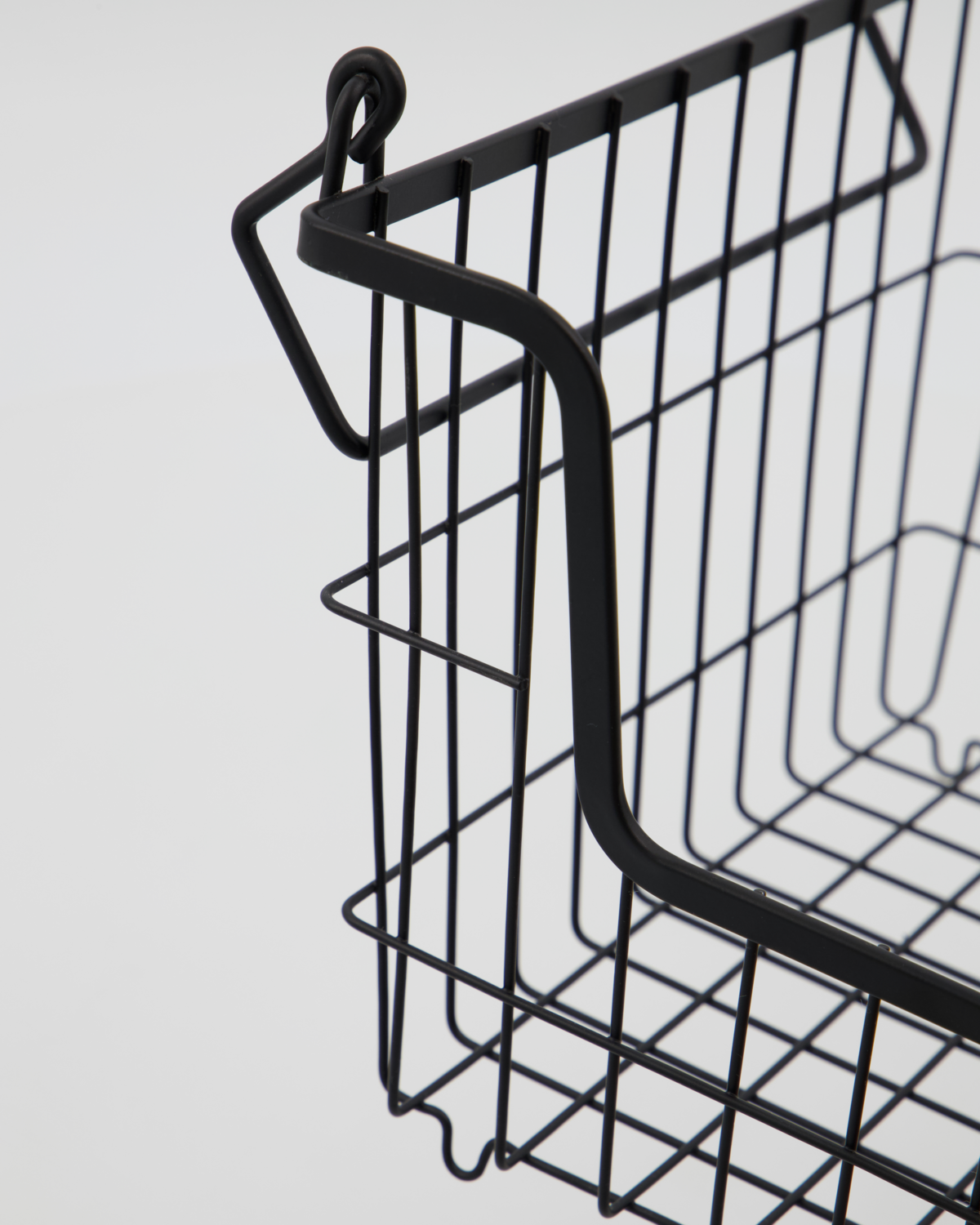 Panier noir mat moyen