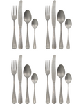 Assortiment de couverts argentés brossé