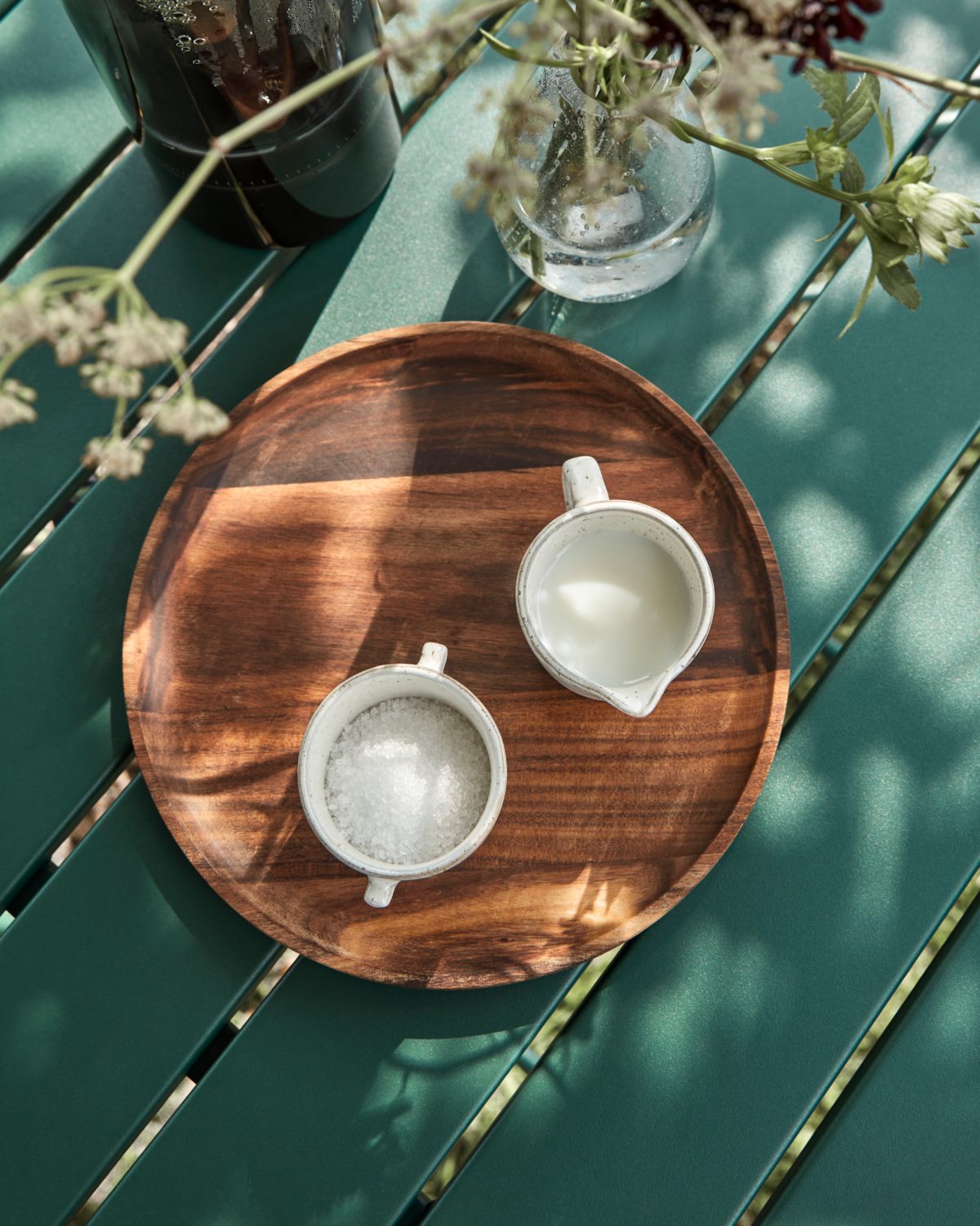 Plateau en bois naturel