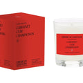 Bougie cabernet cuir champignon 180g