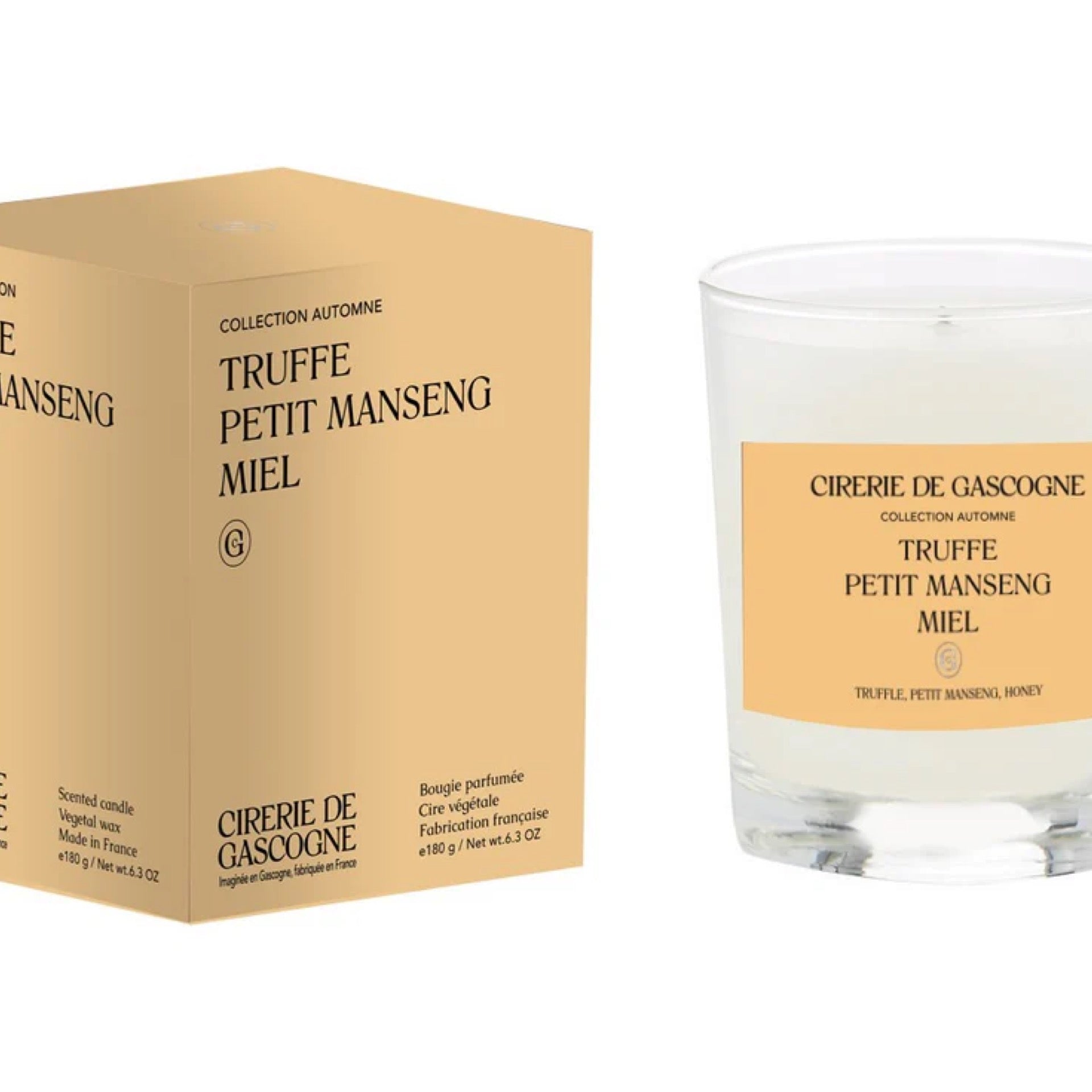 Bougie truffe petit maseng miel 180g