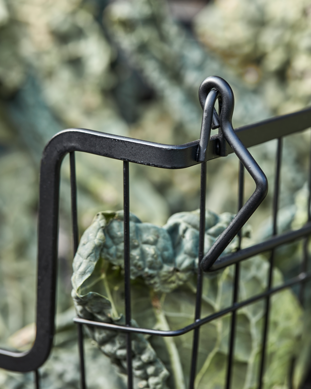 Panier noir mat moyen