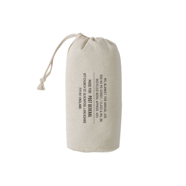 Plaid en laine et polyester olive