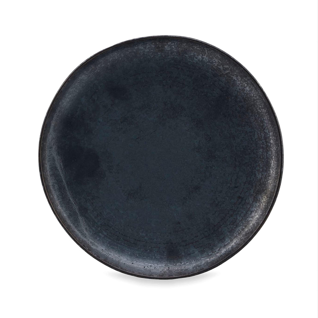 Pion Assiette 28,5 cm en grès noire