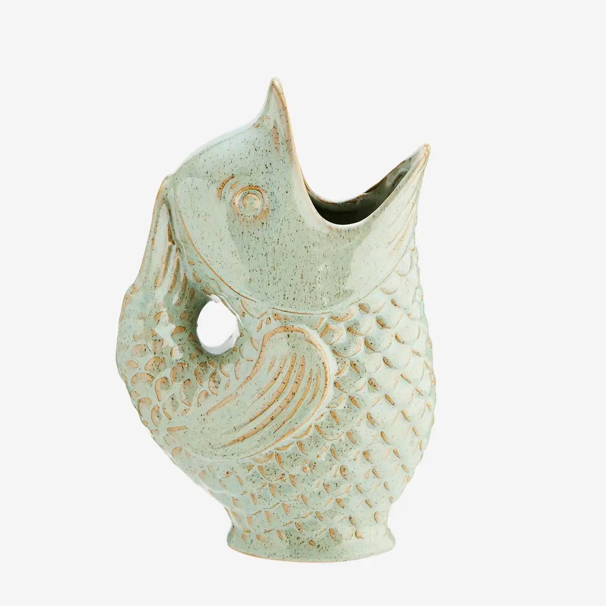 Carafe / Vase poisson vert