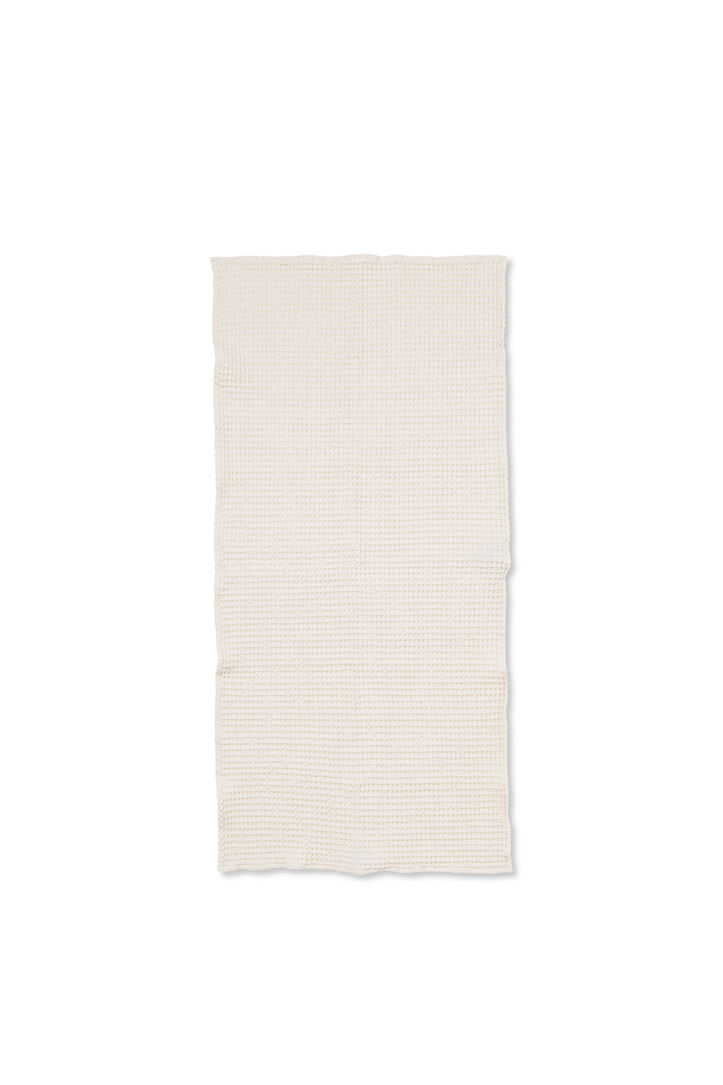 Serviette mains blanc cassé