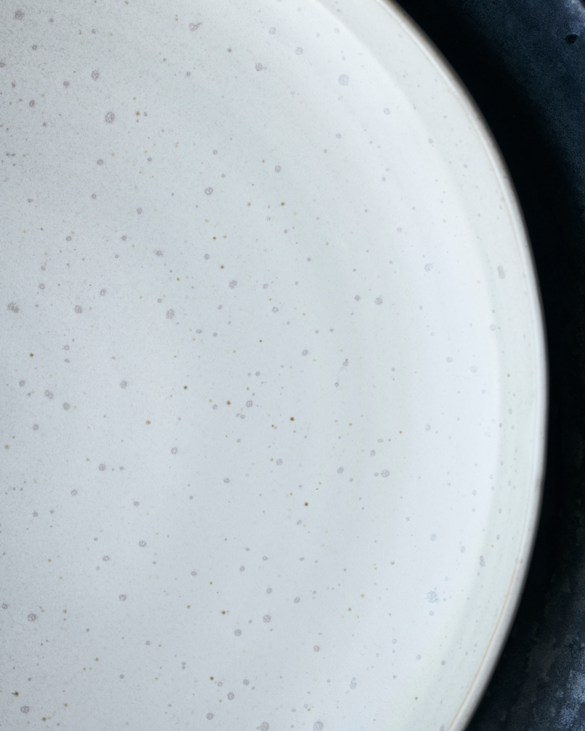 Pion Assiette bol blanc crème-grise