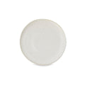 Pion Assiette à déjeuner 25 cm en grès blanc crème-gris