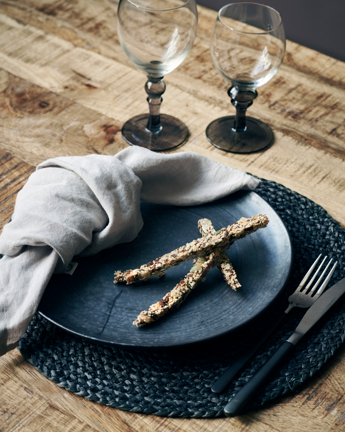 Pion Assiette 28,5 cm en grès noire