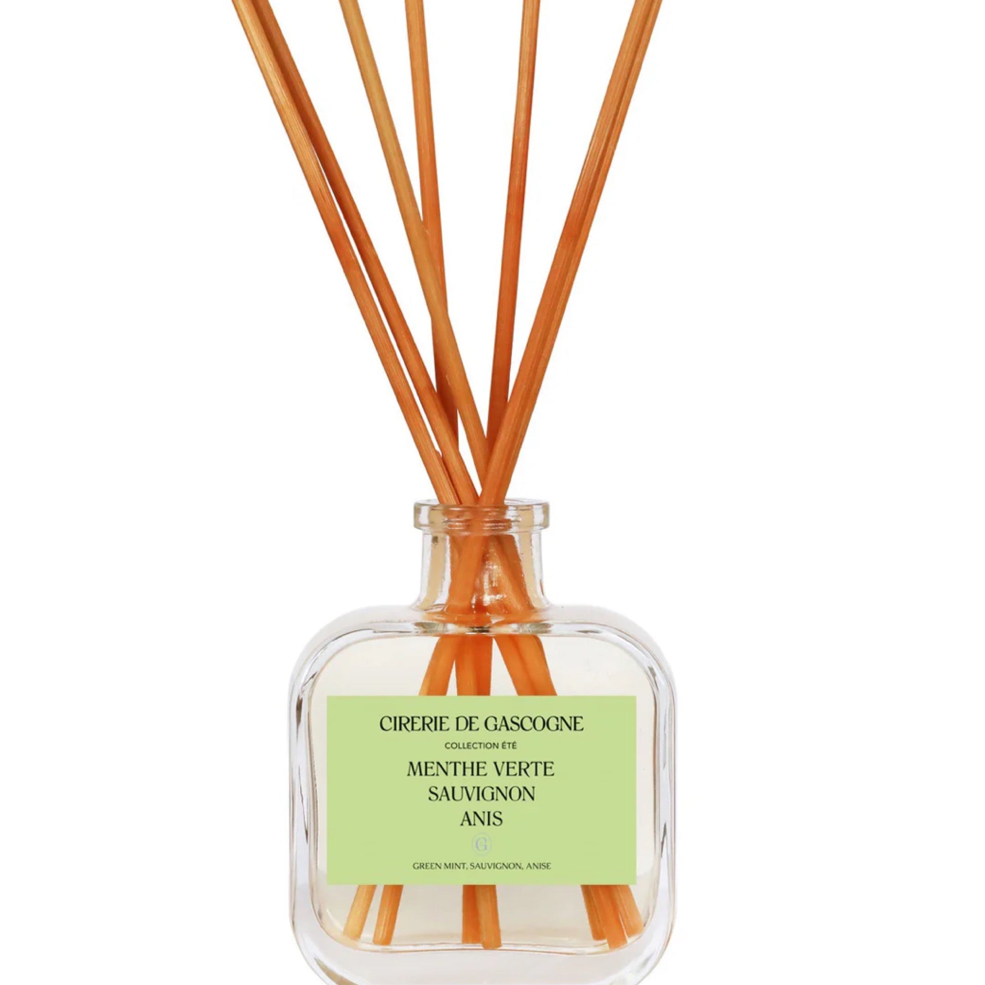 Diffuseur 200ml  menthe sauvignon anis+ 7 bâtons rotin naturel