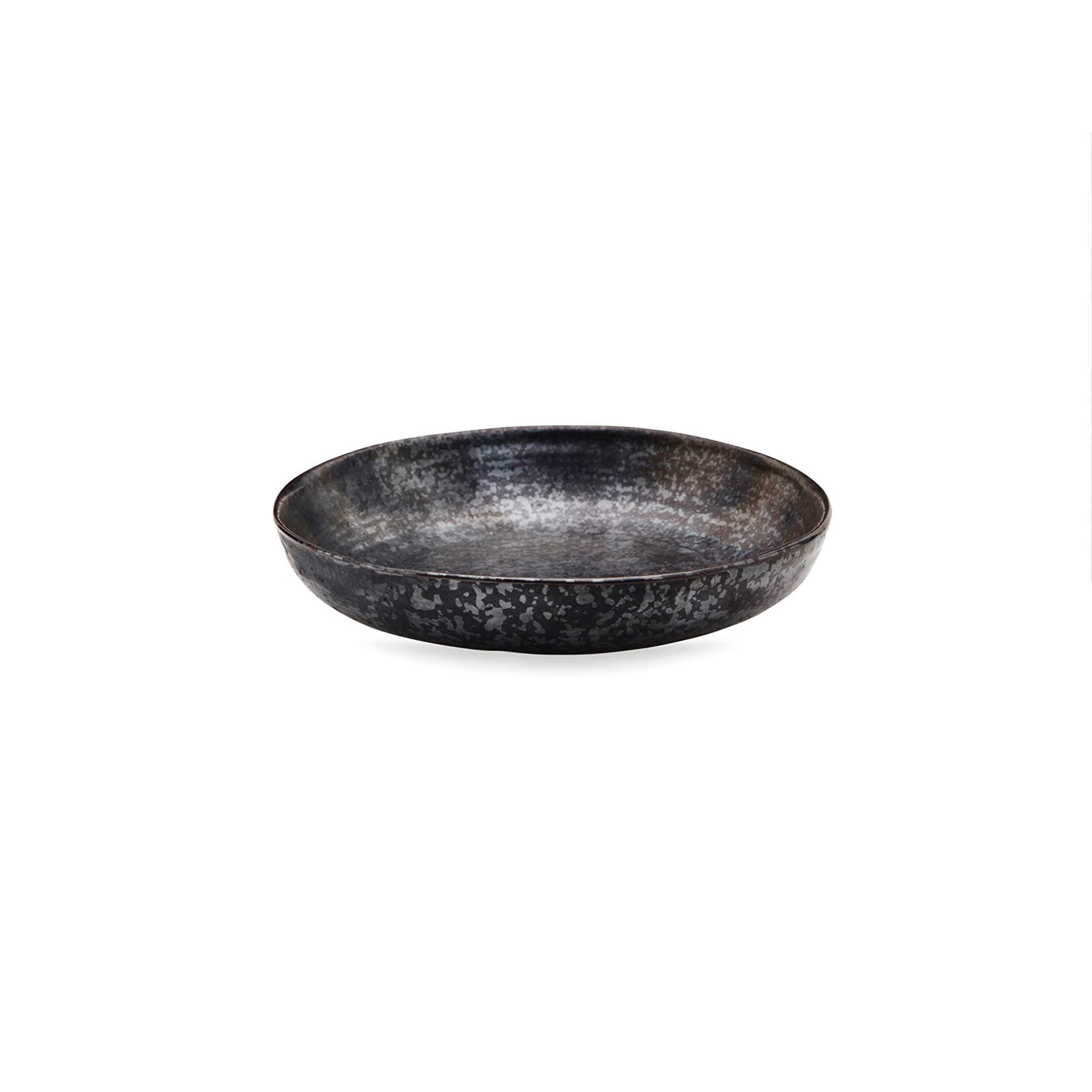 Pion Bol assiette HDpion, grès, noir galet, grande