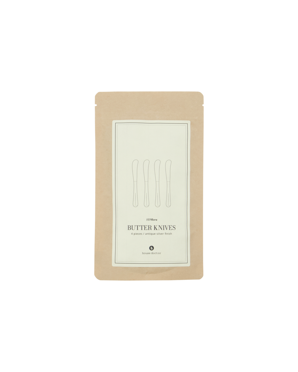 Couteaux à beurre argenté (set 4x)