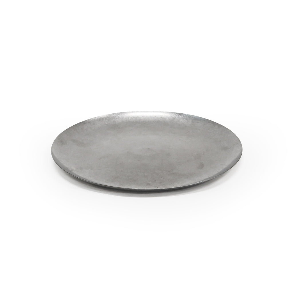 Assiette en inox 23cm diam.